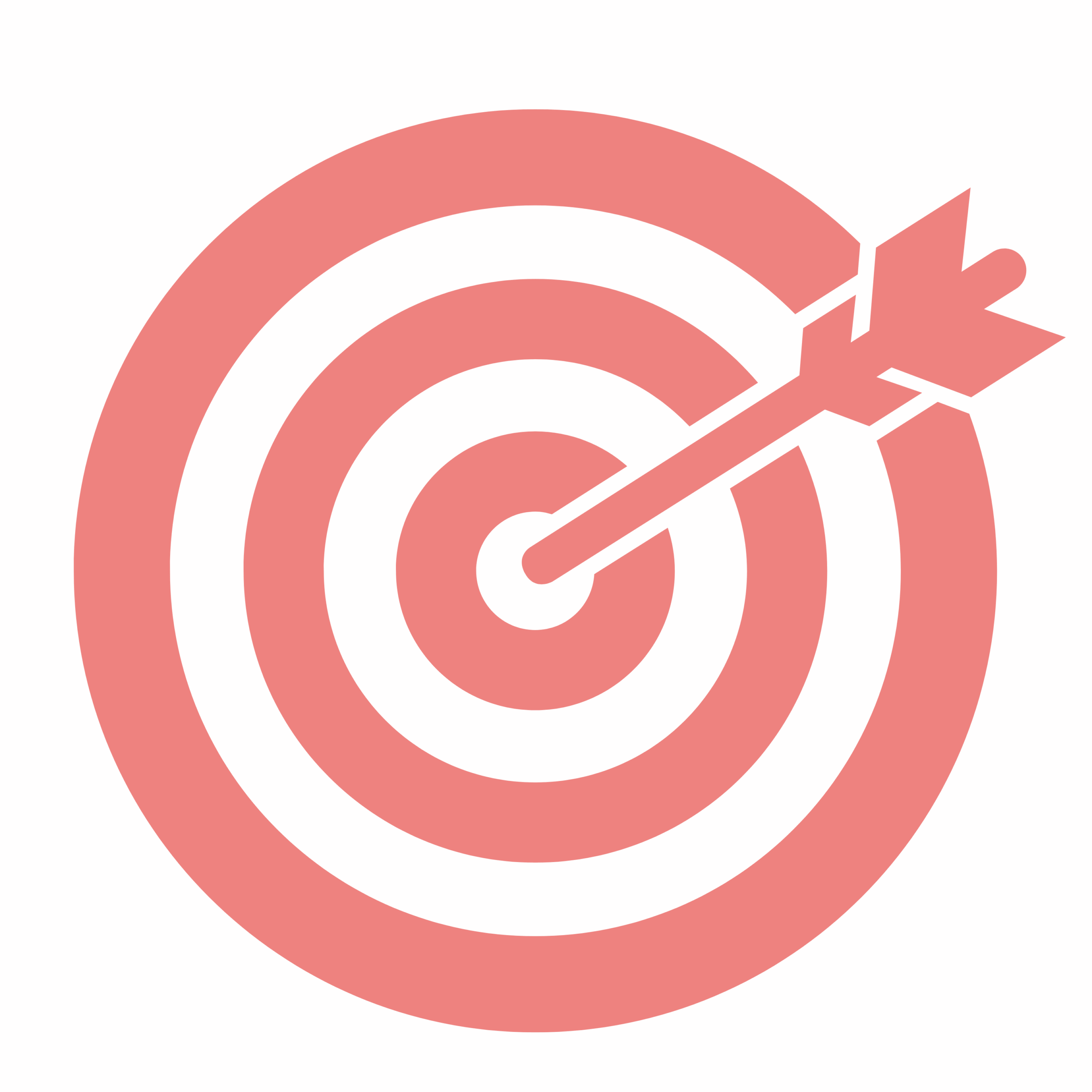 Minimalist pink background with subtle circular gradient.